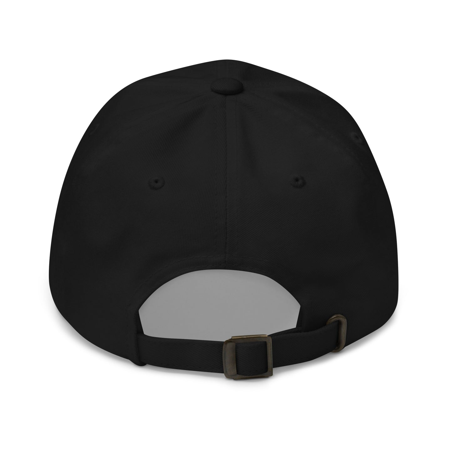 Black back I Love My Melanin classic cotton dad hat with curved visor